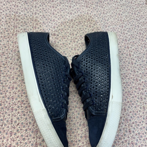 Tory Burch Navy Sneakers - Picture 3 of 6
